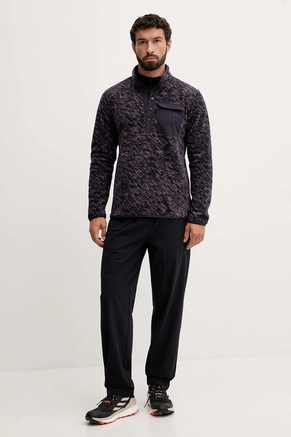 Dukserica od flisa Helly Hansen MARIDALEN 63429 ljubičasta AW25