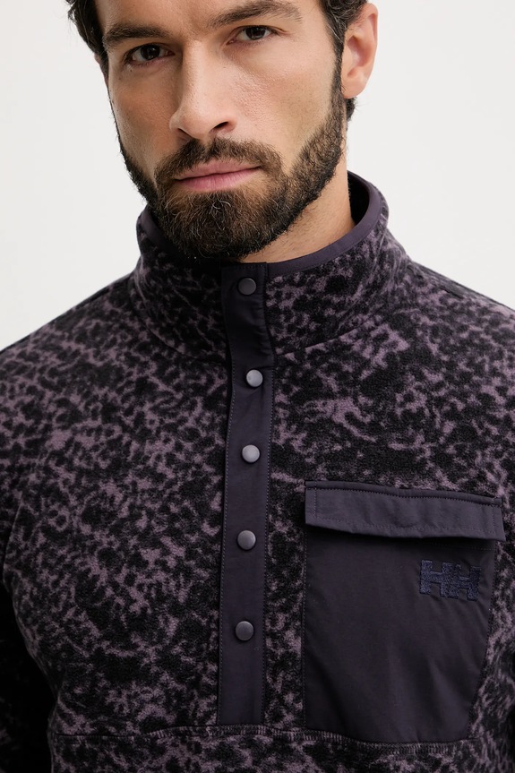 Dukserica od flisa Helly Hansen MARIDALEN ljubičasta 63429