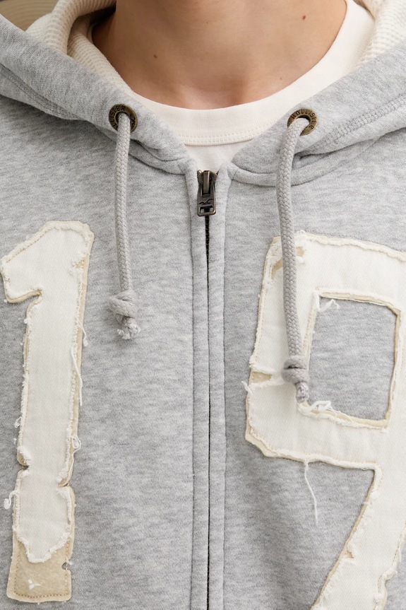 Dukserica Hollister Co. KI322.5271.122 siva