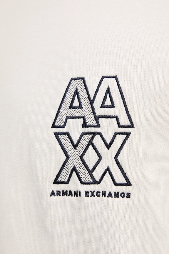 Pamučna dukserica Armani Exchange XM001040.AF10830 bež