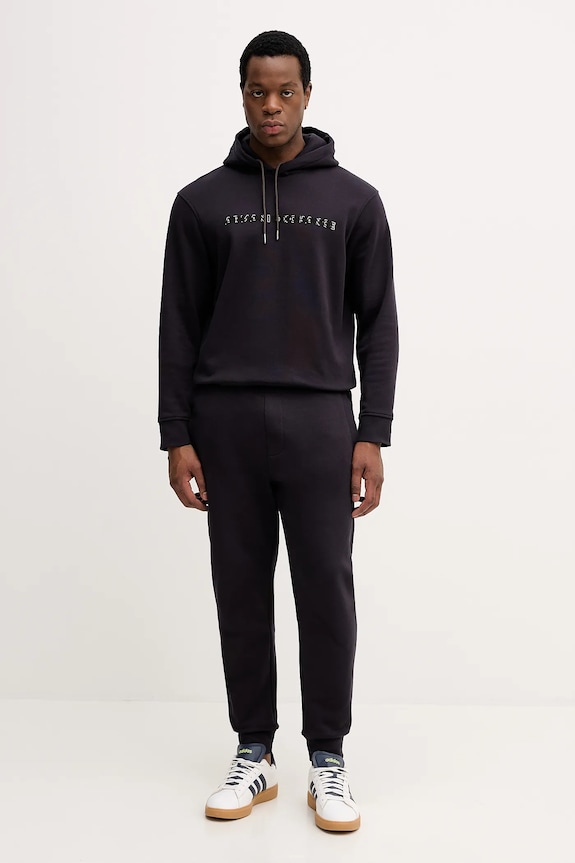 Bombažen pulover Armani Exchange XM001380.AF10830 mornarsko modra AW25