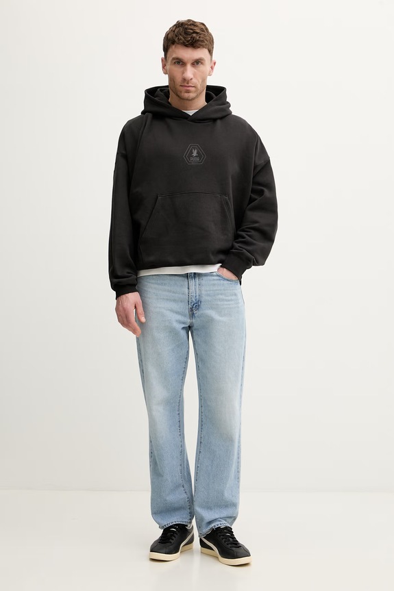 Puma hanorac de bumbac PUMA x SKEPTA 633772 negru AW25