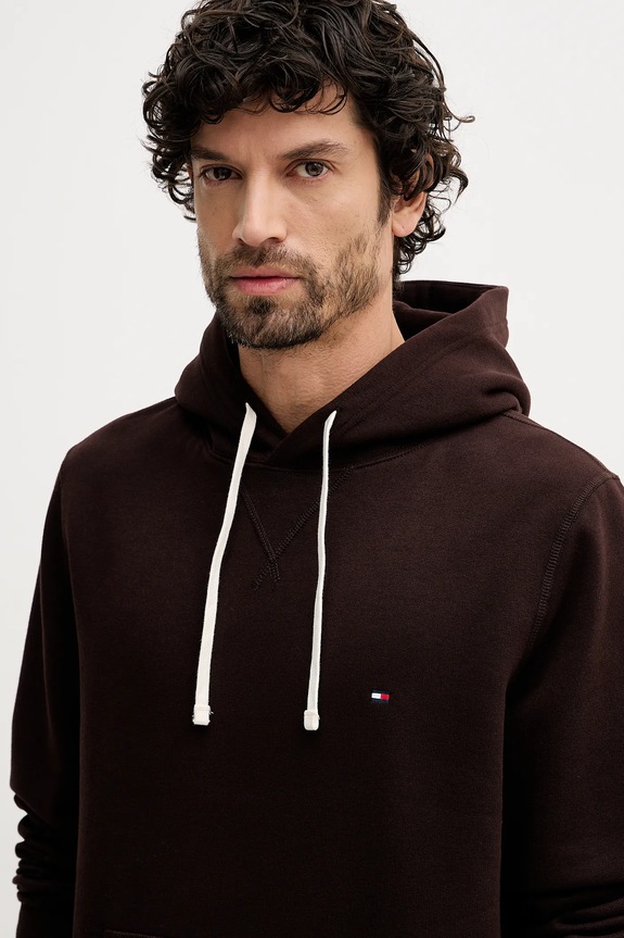 Mikina Tommy Hilfiger hnedá MW0MW39997