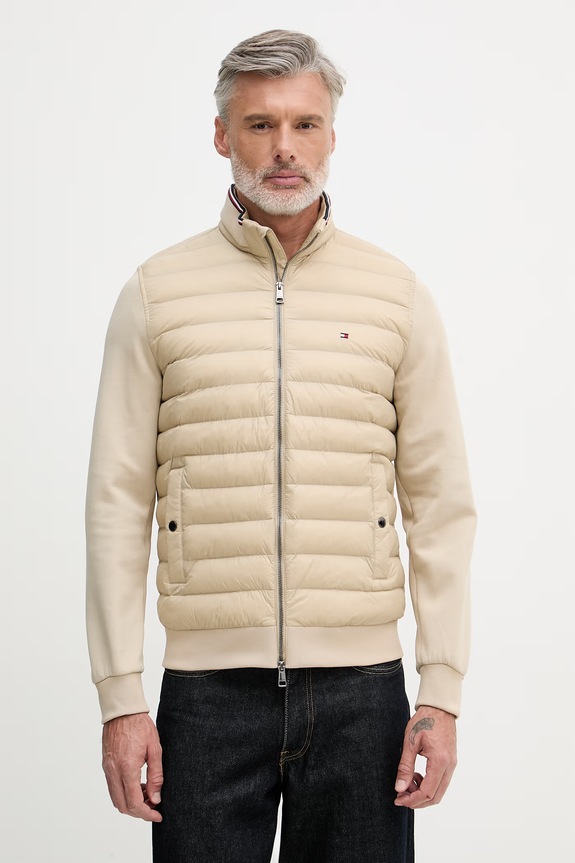 Tommy Hilfiger bunda pánska béžová MW0MW41329