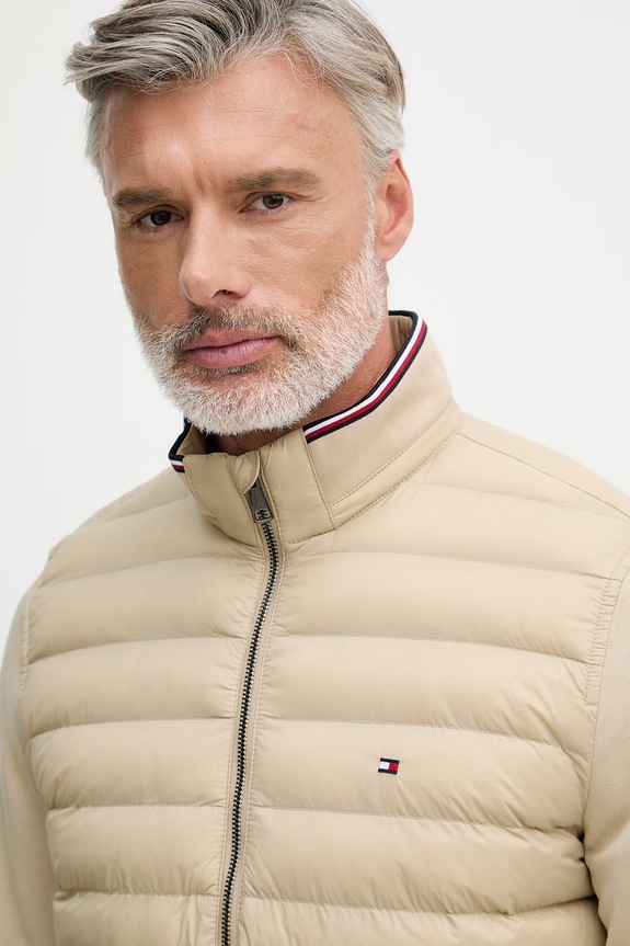 Tommy Hilfiger bunda pánska béžová MW0MW41329
