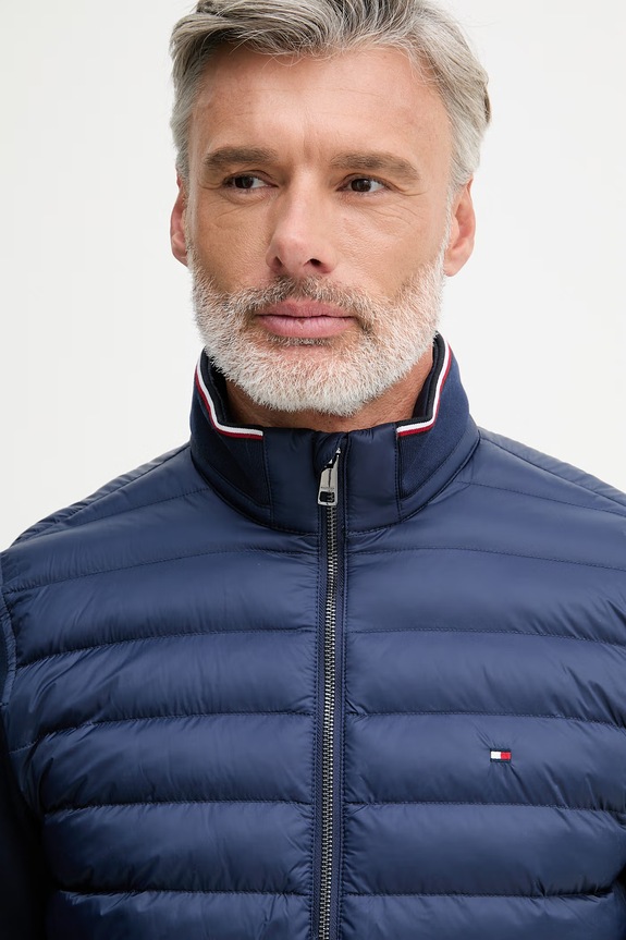 Tommy Hilfiger bunda pánska tmavomodrá MW0MW41329