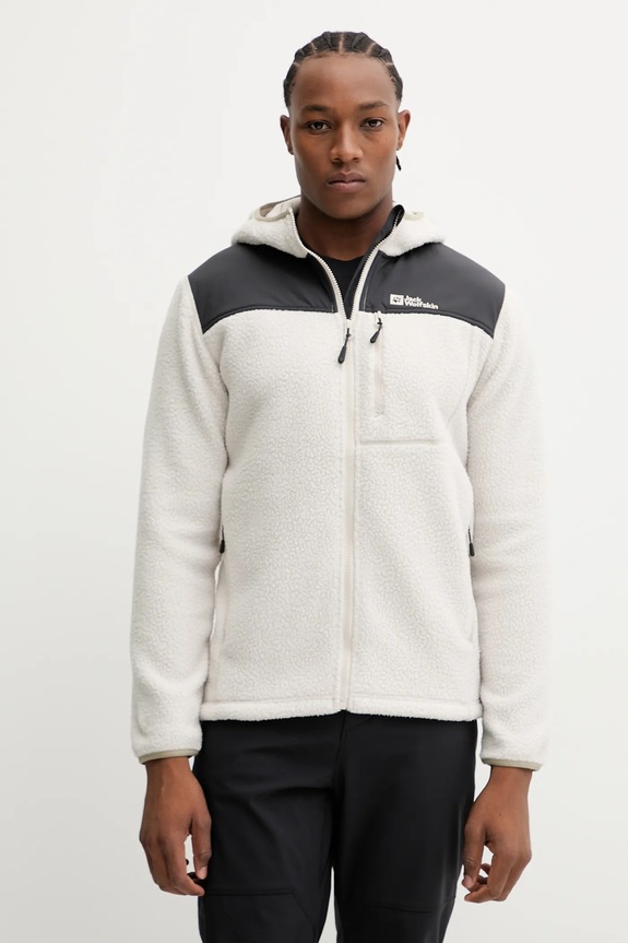 Jack Wolfskin hanorac KAMMWEG PILE uni bej 1711271