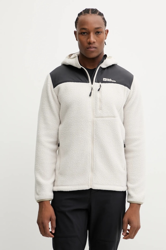 Jack Wolfskin hanorac KAMMWEG PILE uni bej 1711271