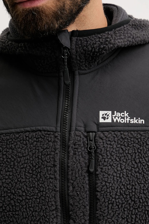 Спортивная кофта Jack Wolfskin KAMMWEG PILE 1711271 серый