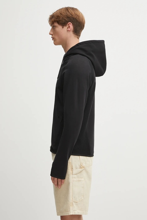 Heliot Emil hanorac de bumbac PREAW25.M.08.079.BLK01 negru AW25