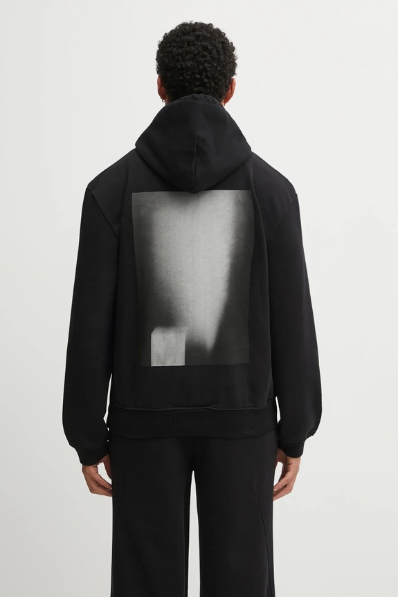 Одежда Хлопковая кофта Heliot Emil AW25.M.08.087.BLK01 чёрный
