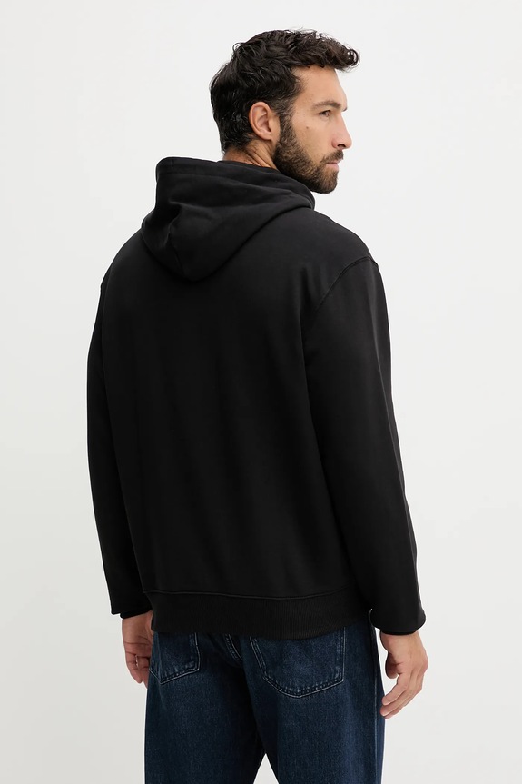 Βαμβακερή μπλούζα Calvin Klein Jeans LV04RD240G μαύρο SS26