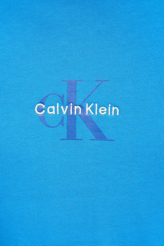 Calvin Klein Jeans суичър с качулка мъжки памучен LV04RD243G син