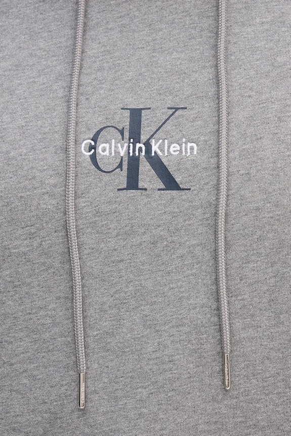 Calvin Klein Jeans bluza z kapturem męska bawełniana LV04RD243G szary