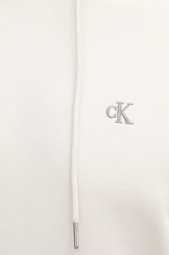Calvin Klein Jeans bluza z kapturem męska bawełniana LV04RC297G beżowy