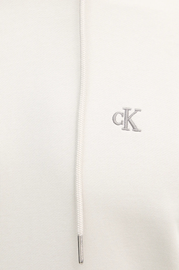 Calvin Klein Jeans bluza z kapturem męska bawełniana LV04RC297G beżowy