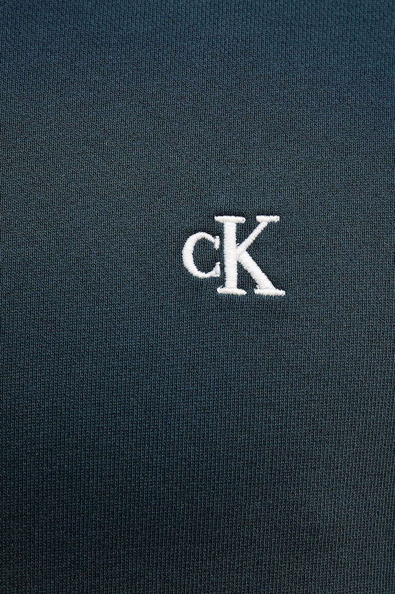 Calvin Klein Jeans hanorac de bărbați din bumbac LV04RC296G verde