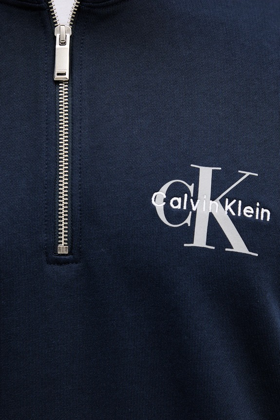 Βαμβακερή μπλούζα Calvin Klein Jeans LV04RD244G σκούρο μπλε