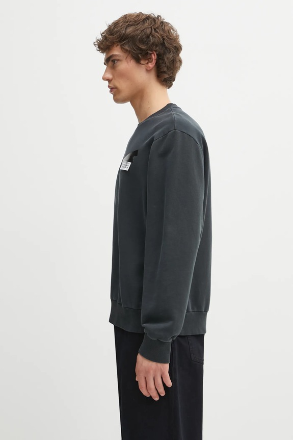 Хлопковая кофта MM6 Maison Margiela SH2GU0025.M25024.899 чёрный AW25