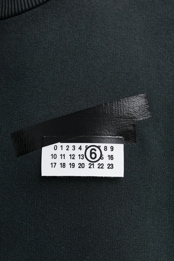 Βαμβακερή μπλούζα MM6 Maison Margiela SH2GU0025.M25024.899 μαύρο