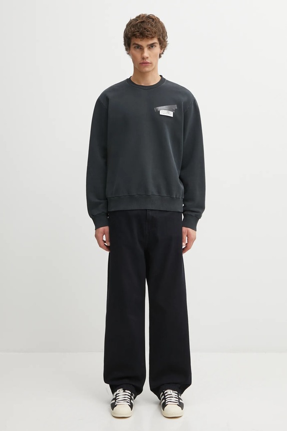Хлопковая кофта MM6 Maison Margiela SH2GU0025.M25024.899 чёрный