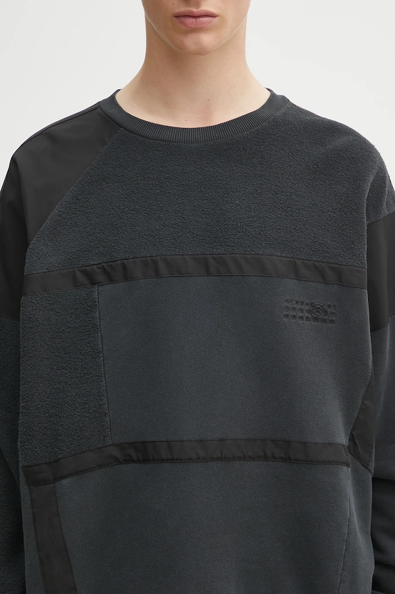 MM6 Maison Margiela cotton sweatshirt black SH2GU0026.M25024.899