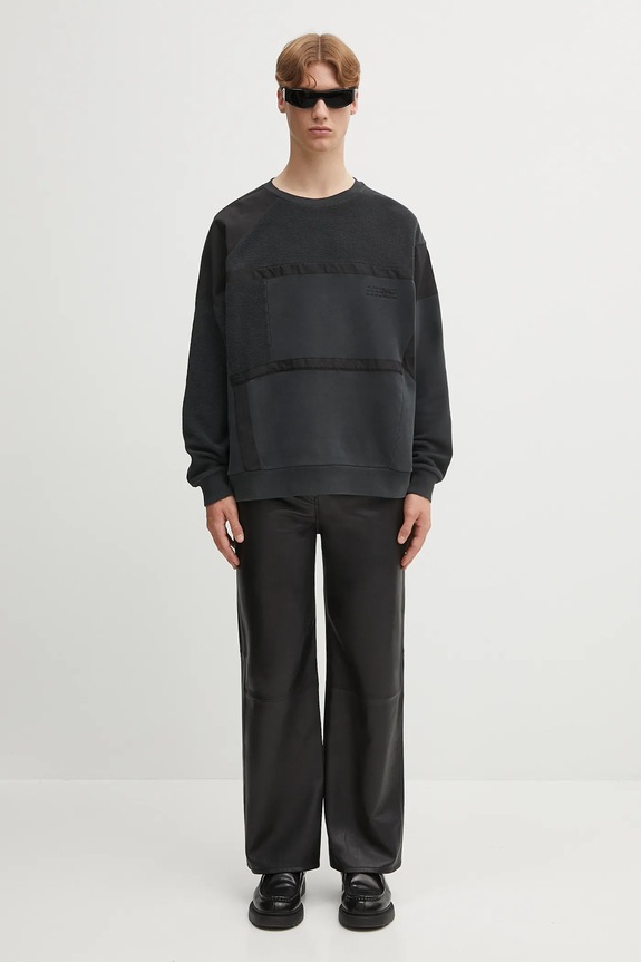 MM6 Maison Margiela cotton sweatshirt SH2GU0026.M25024.899 black