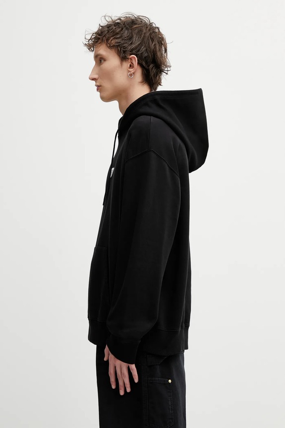 Памучен суичър MM6 Maison Margiela x MM6 Wardro SH0GU0033.M25025.900 черен SS26