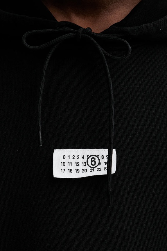 MM6 Maison Margiela hanorac de bumbac x MM6 Wardro SH0GU0033.M25025.900 negru