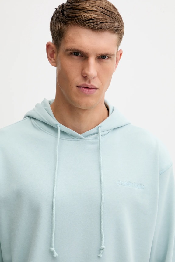 Oblečení Mikina Calvin Klein Underwear LV00NM2930 tyrkysová