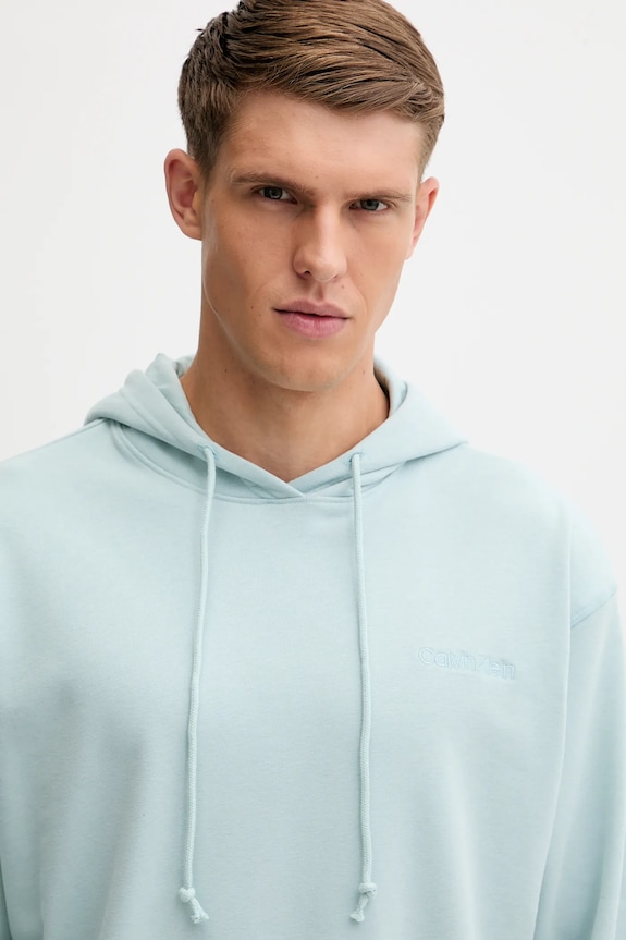 Oblečení Mikina Calvin Klein Underwear LV00NM2930 tyrkysová