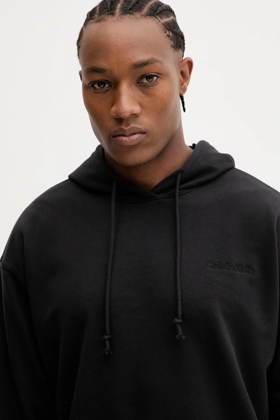 Mikina s kapucňou Calvin Klein Underwear čierna LV00NM2930
