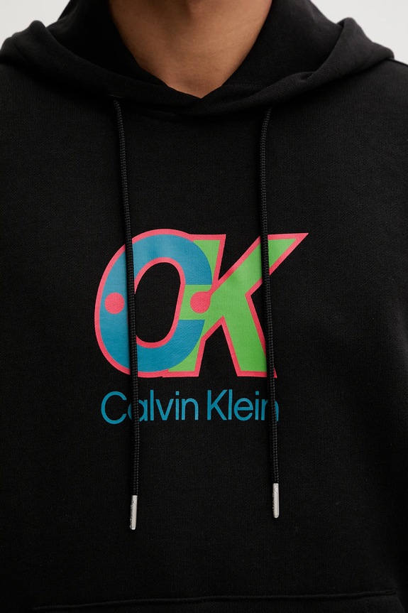 Calvin Klein hanorac de bumbac LV04LD240G negru