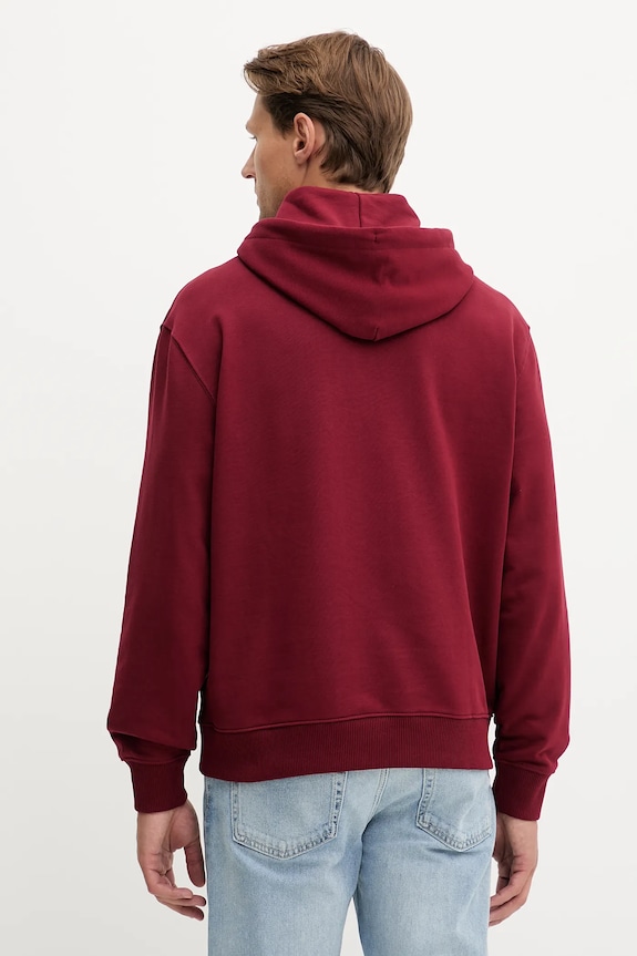 Ruházat Calvin Klein pamut melegítőfelső LV04LD241G burgundia