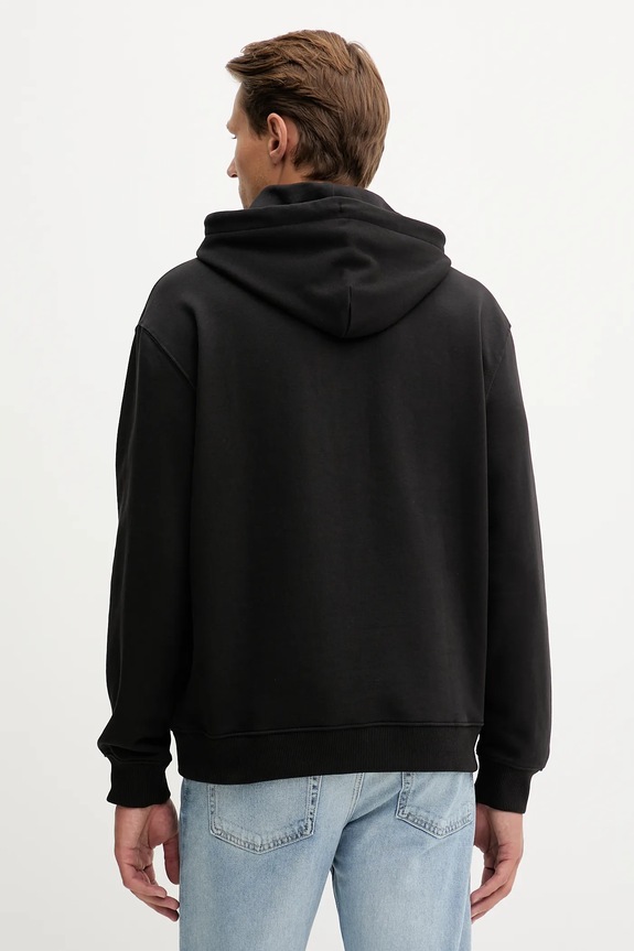 Ruházat Calvin Klein pamut melegítőfelső LV04LD241G fekete