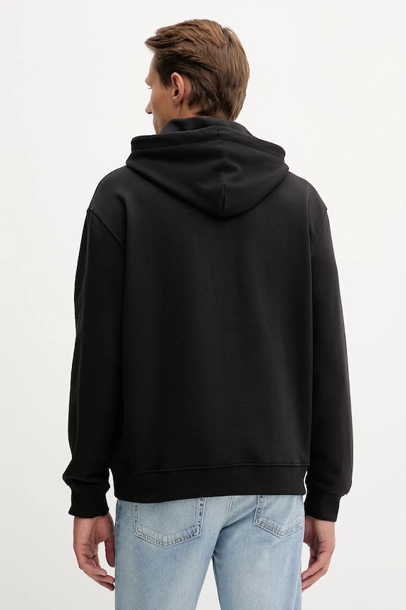 Ruházat Calvin Klein pamut melegítőfelső LV04LD241G fekete