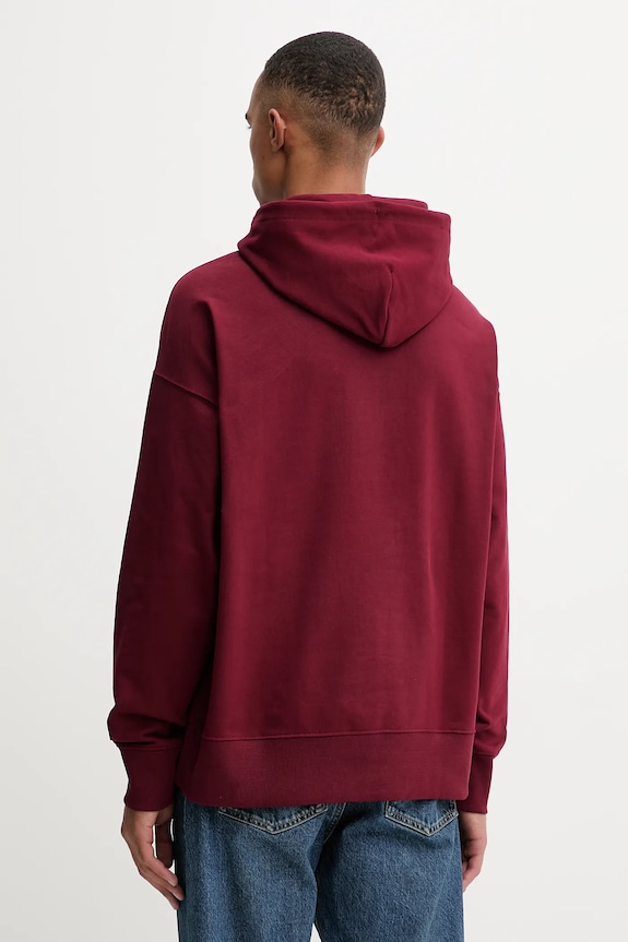 Îmbrăcăminte Calvin Klein bluză LV14LD225G burgundia