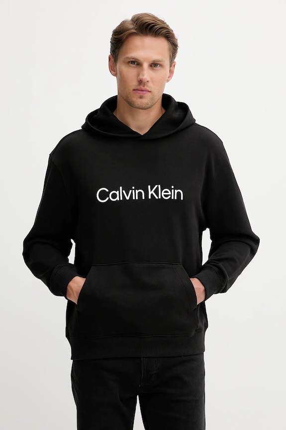 Calvin Klein pamut melegítőfelső pamut fekete LV14LD231G