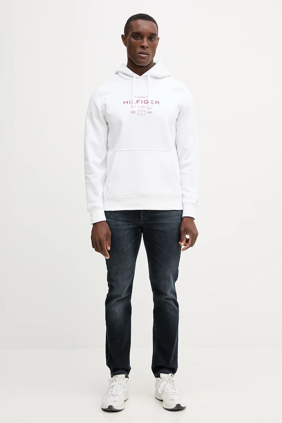 Tommy Hilfiger bluza MW0MW40864 biały AW25