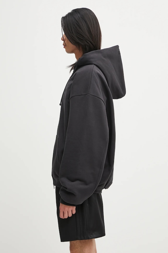 VETEMENTS bluza Puffed Oversized Zip-Up UH76ZU860B czarny AW25