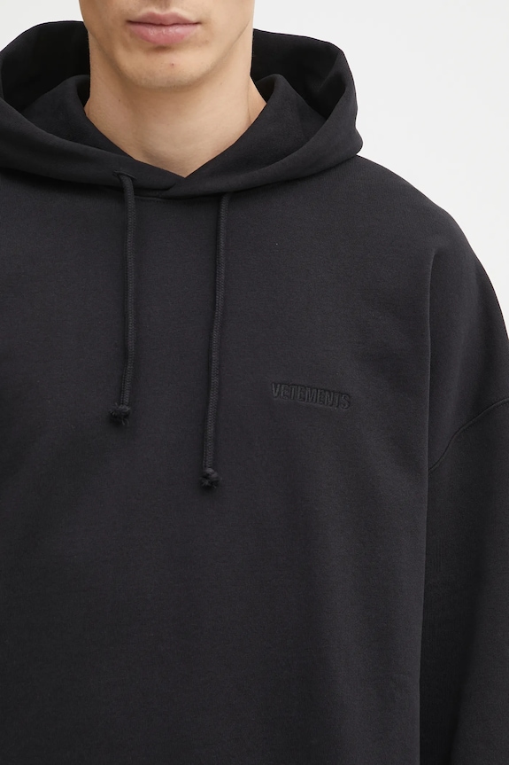 VETEMENTS sweatshirt Logo Oversized black UH76HD100B