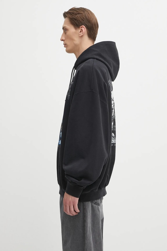 Odjeća Pamučna dukserica VETEMENTS Cof Filthy Secret Oversized UCF76HD600B crna