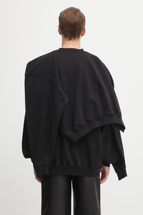 Abbigliamento VETEMENTS felpa Double Layered UH76CW400B nero