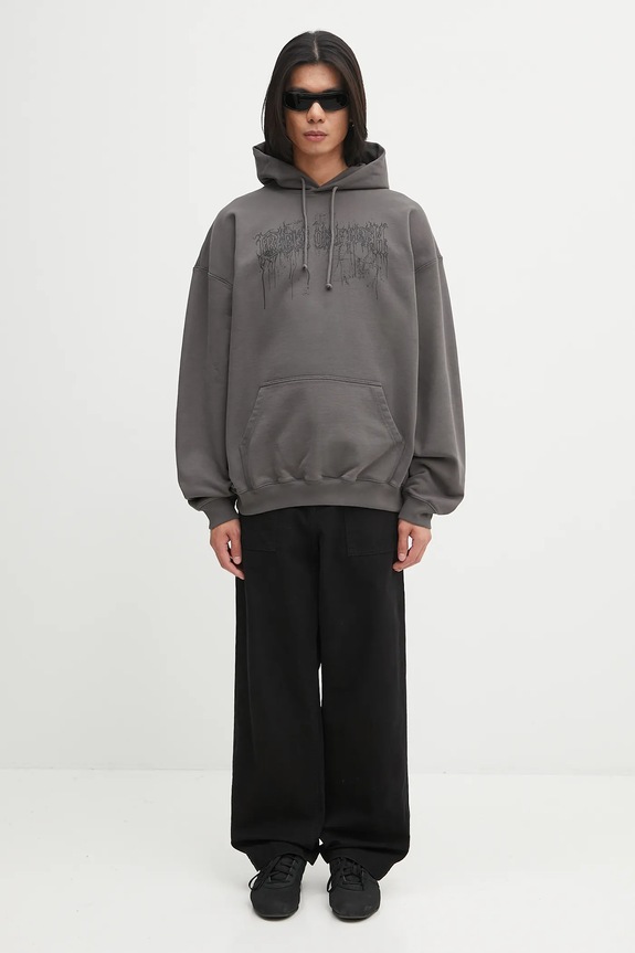 VETEMENTS bluza Cof Dripping Logo Oversized UCF76HD400M