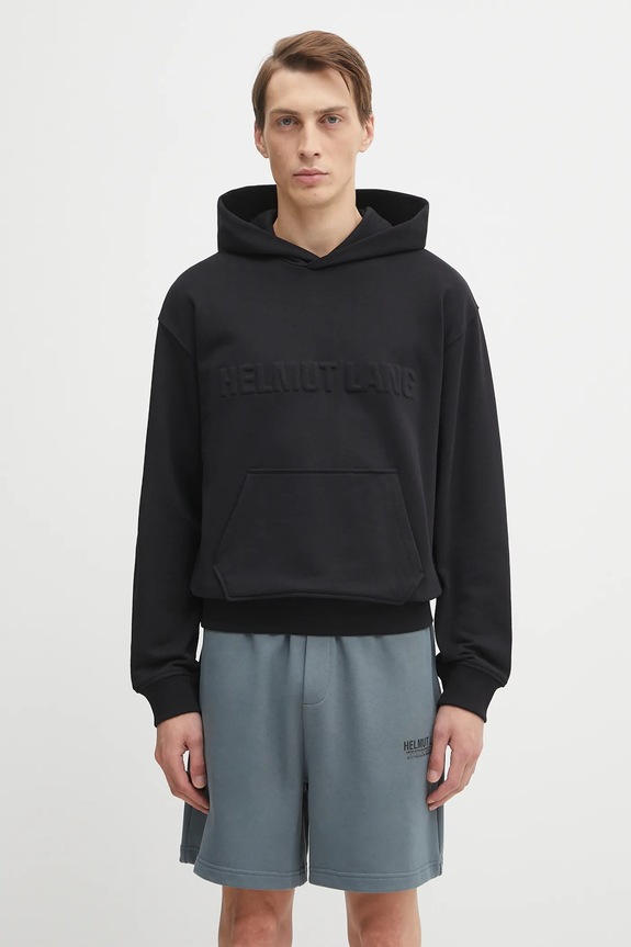 Хлопковая кофта Helmut Lang хлопок чёрный P04HM504