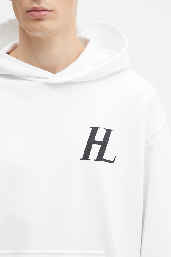 Helmut Lang hanorac de bumbac P04HM508 alb