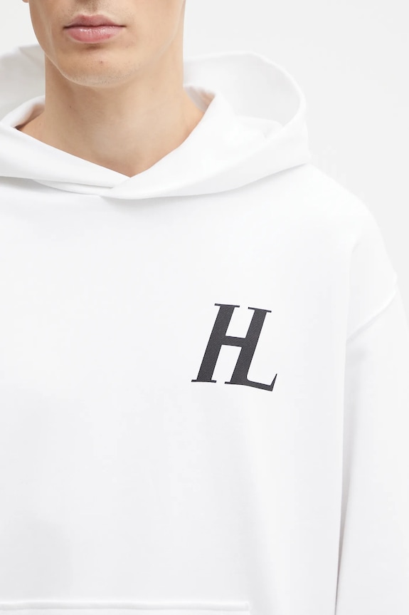 Helmut Lang hanorac de bumbac P04HM508 alb