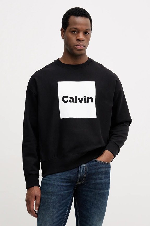 Calvin Klein Jeans felpa senza nero LV04RD216G