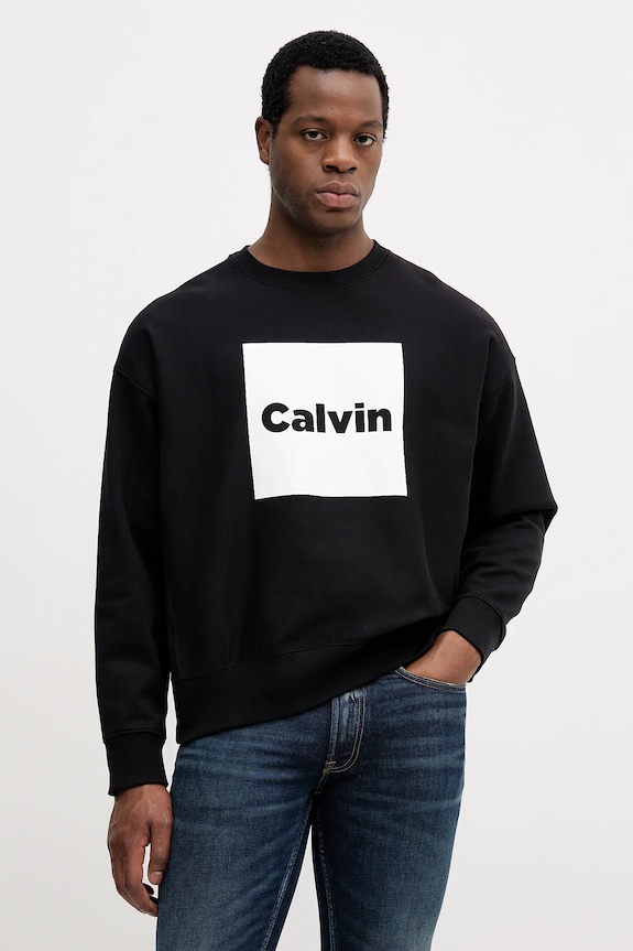 Calvin Klein Jeans felpa senza nero LV04RD216G