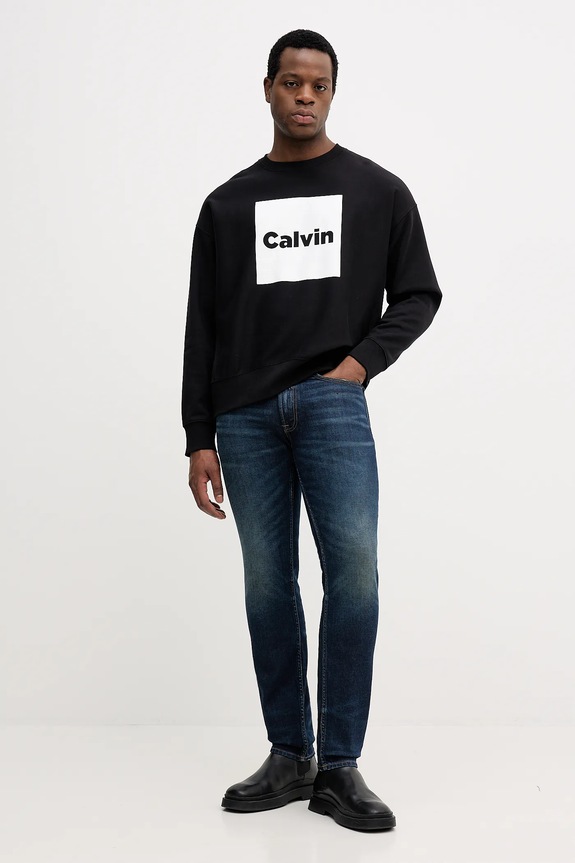 Calvin Klein Jeans felpa LV04RD216G nero AW25
